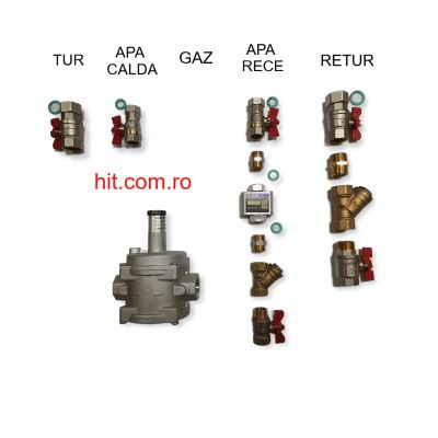 Set armaturi centrala termica