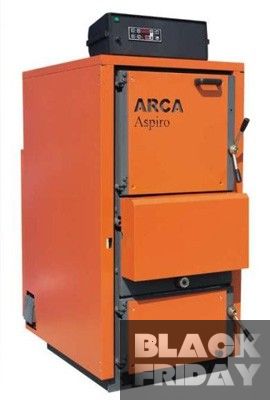 Centrala lemne gazeificare Arca Aspiro INOX 29R - 30KW
