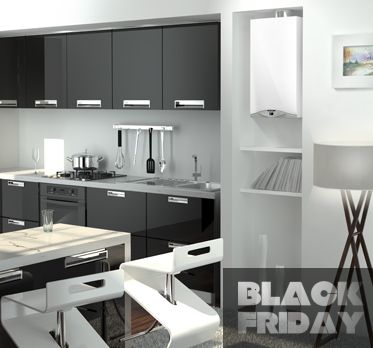 Pachet centrala termica condensatie Ariston HS Premium 24 EU2 - 24KW si termostat wireless Conter N20