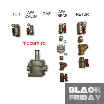 Set armaturi centrala termica