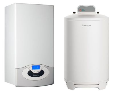 Pachet Ariston Genus Premium Evo HP 45 FF si boiler BCH 200