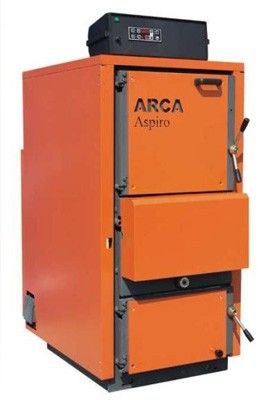 Centrala lemne gazeificare Arca Aspiro INOX 70R - 69KW