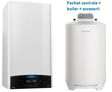 Pachet Ariston Genus One Plus System 30 si boiler BCH 200