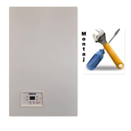 Pachet centrala conventionala Arca Pixel 29 F - 29 KW cu manopera montaj si autorizare ISCIR